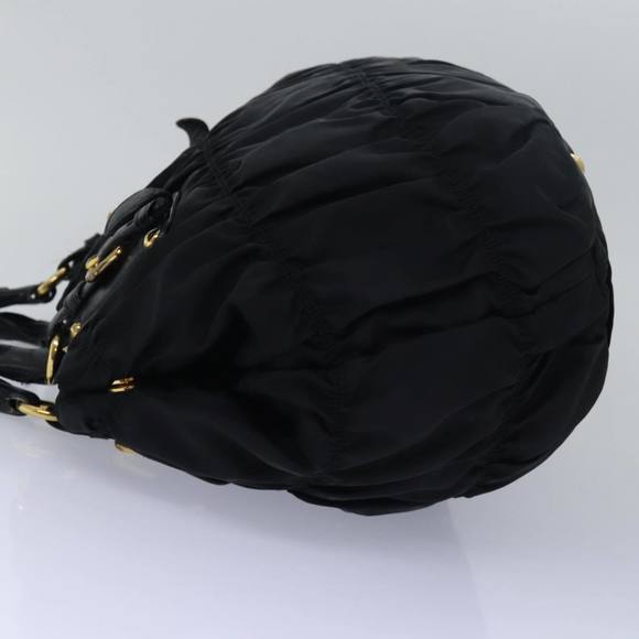 PRADA Hand Bag Nylon Black Auth mr281 - Picture 3 of 16